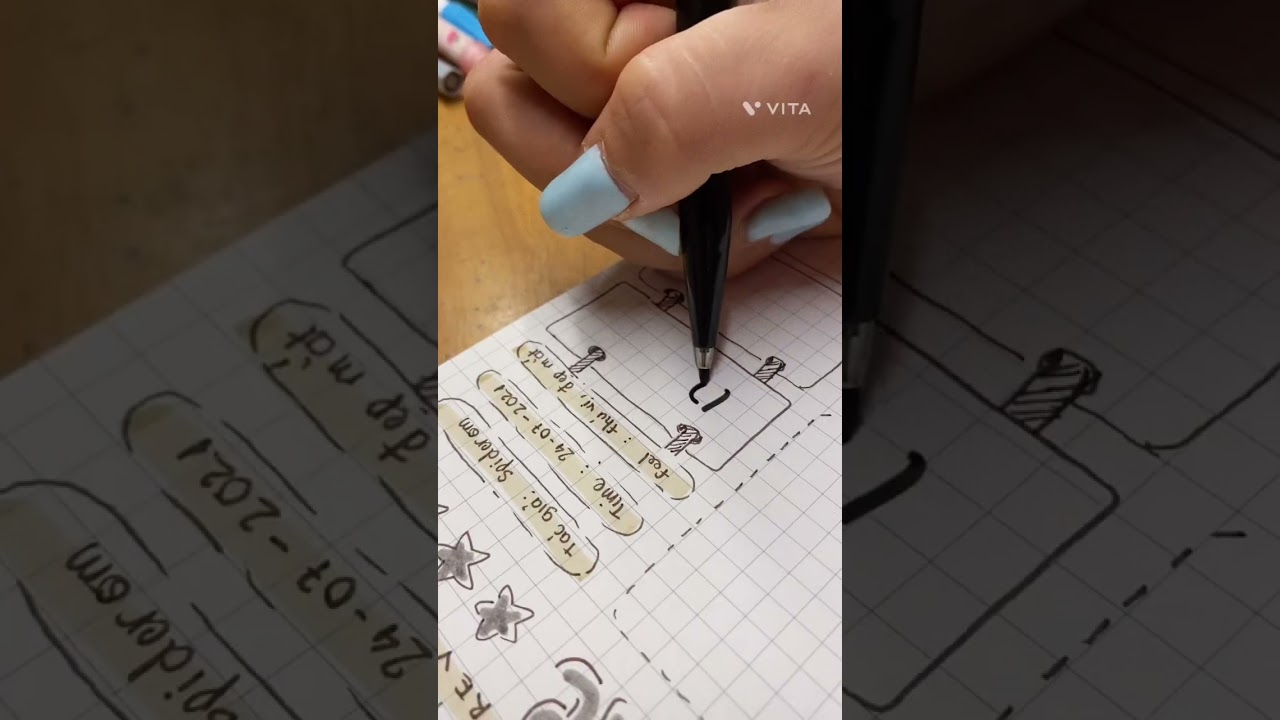 Review book bullet journal #drawingtutorial #dienghe #drawing #huongdanve #bulletjournal #bujo