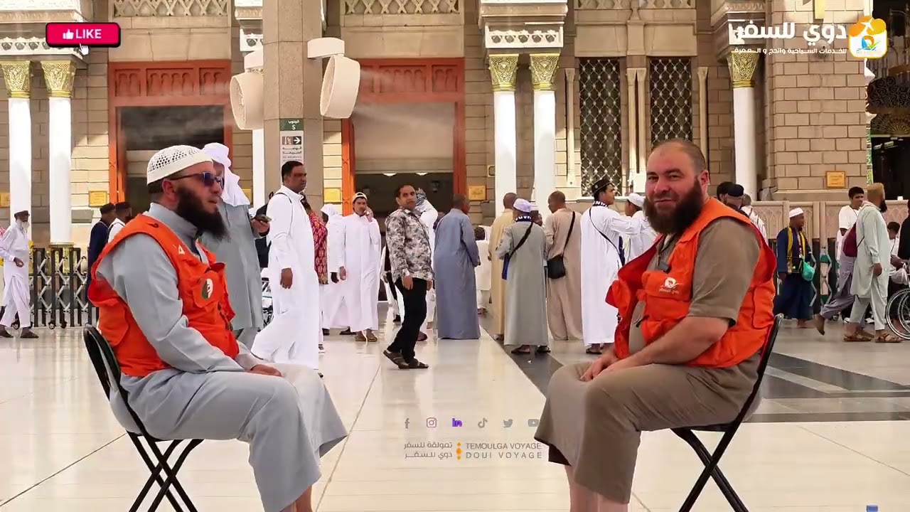 الروضة الشريفة: لحظات من الإيمان والتقوى في #رحلة17أوت2025