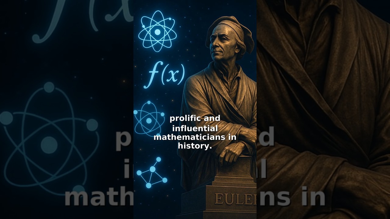 Leonhard Euler in 60 seconds #educational #history #newtonacademy #historyfacts #math  #euler