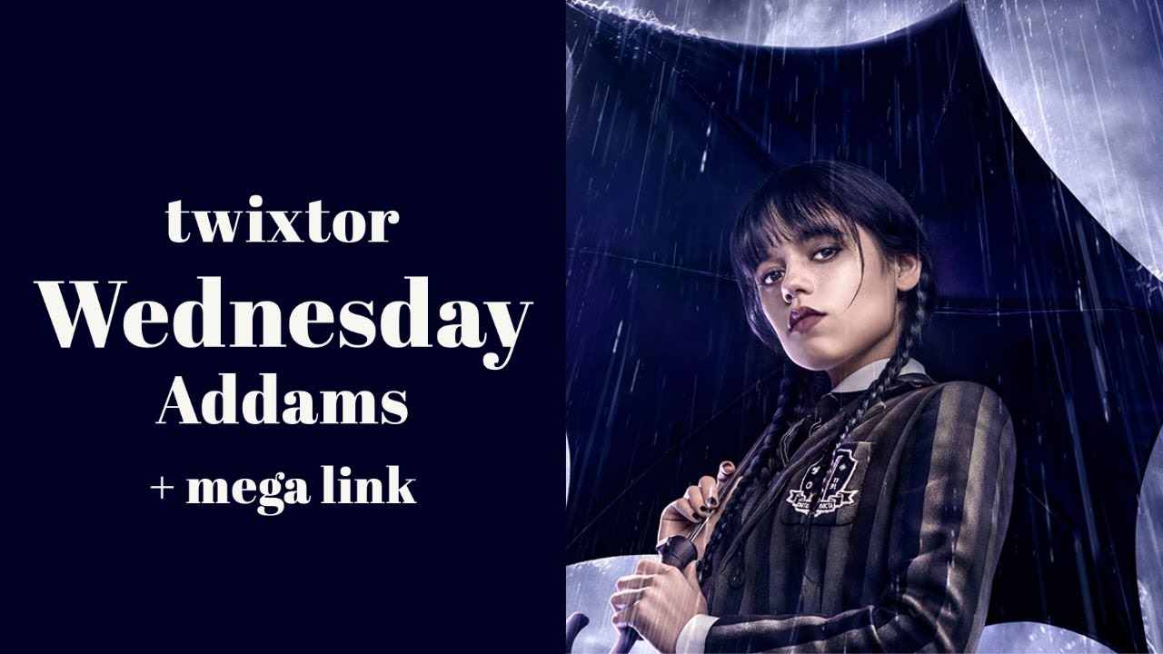 Wednesday Addams twixtor scenepack + mega link