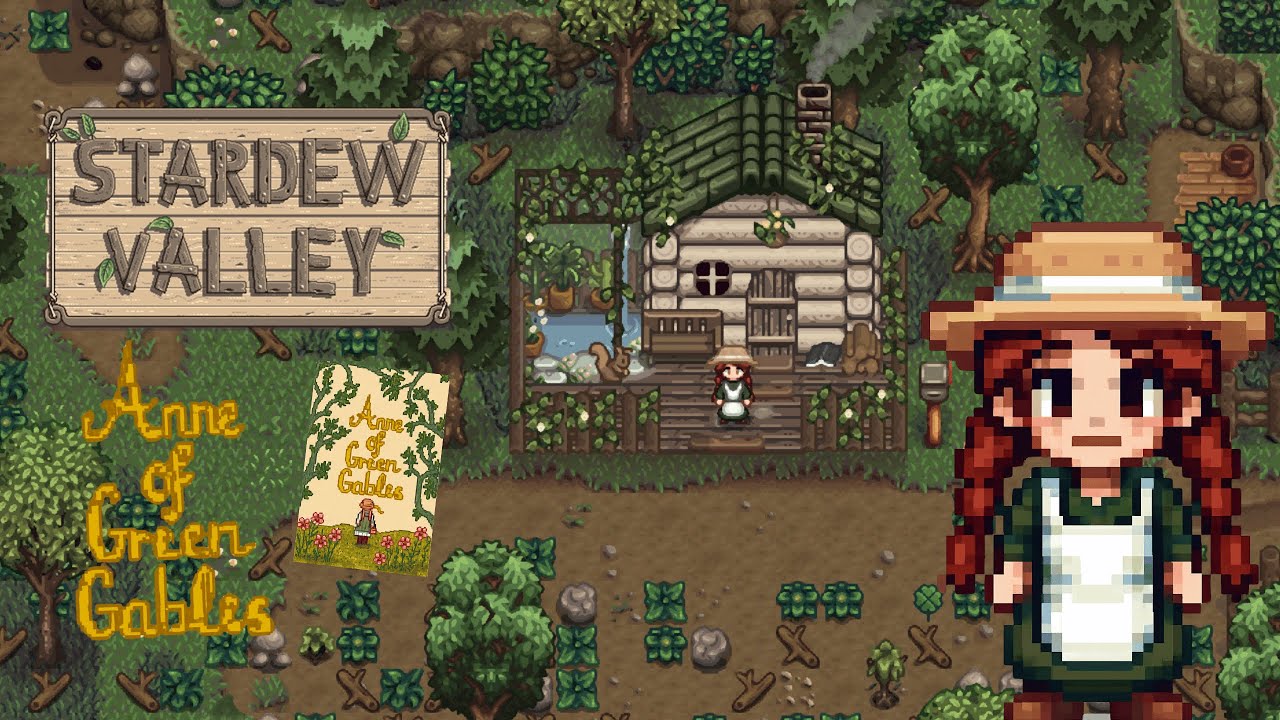 Stardew Valley Cozy Gameplay (No Commentary) for Relaxing/Studying/Reading 🤎| Anne of Green Gables 👒