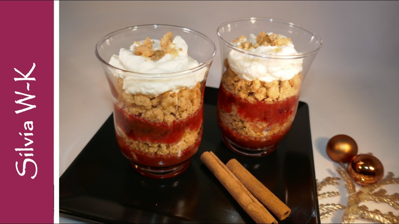 Pflaumencrumble / Weihnachtsdessert