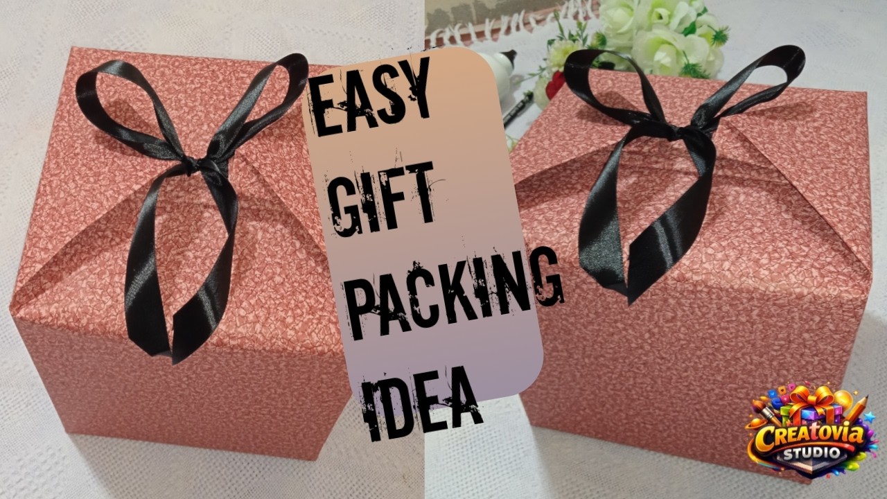 Amazing Mirror Bowl Gift Packing ✨ | Creative Gift Wrapping Idea | Handmade Packing