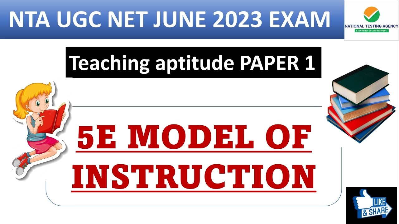 5E's Model Of Instructions ll Teaching aptitude ll UGC NET Paper 1