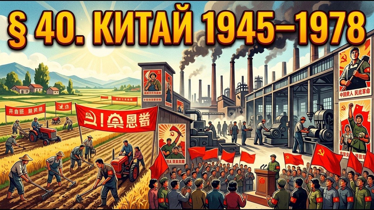 § 40  Китай в 1945—1978 гг