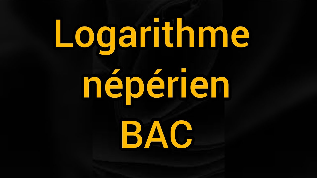 📌 Titre :Le logarithme népérien (ln) – Cours complet avec exemples📝