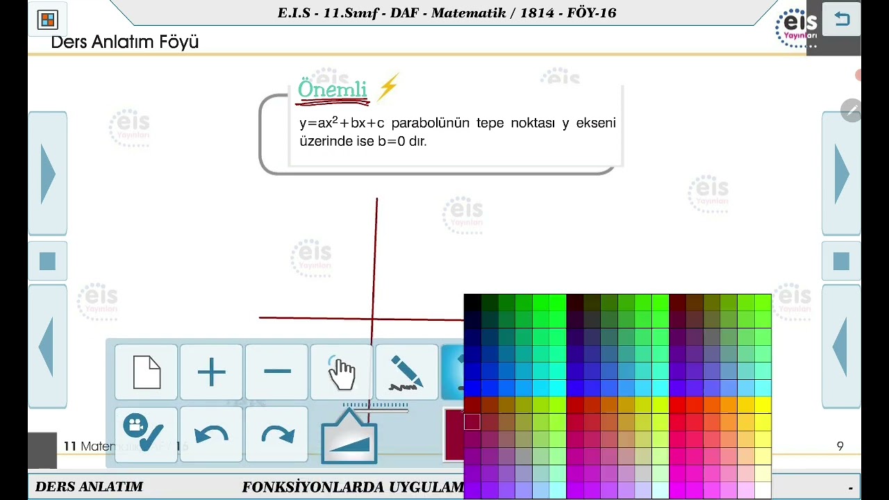 11. Sınıf Matematik - Fonksiyonlarda Uygulamalar - 4 📏