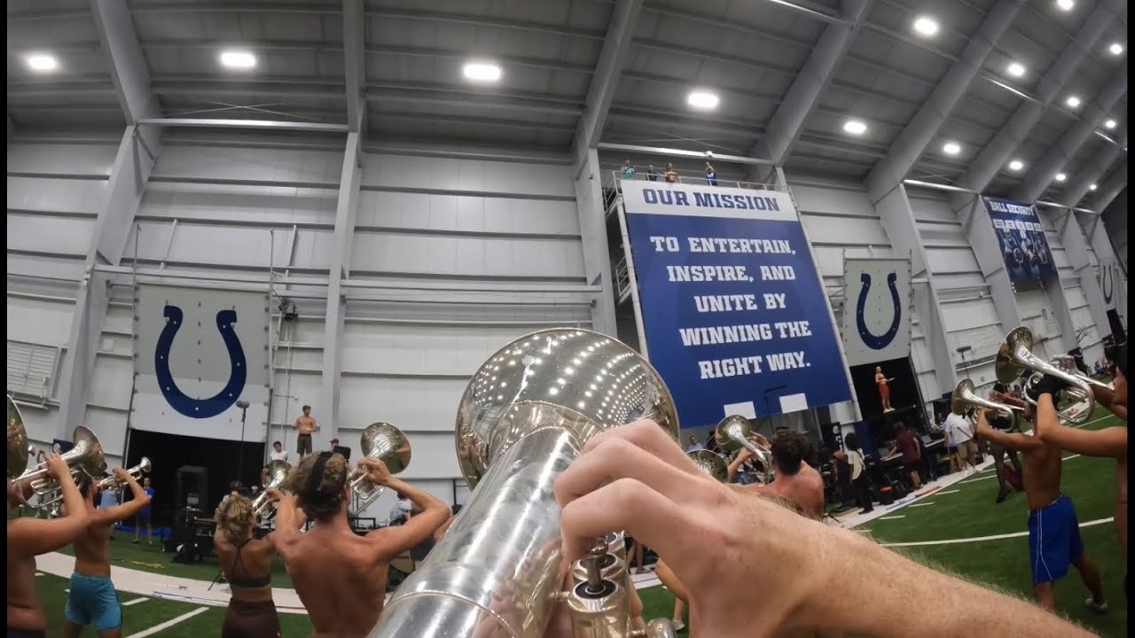 Blue Devils 2024 “The Romantics” Lead Euphonium Headcam - Andrew Yocom