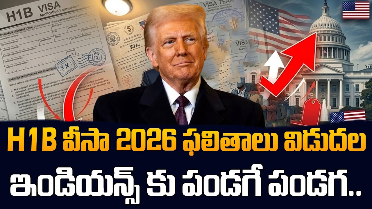 USCIS released h1b updates in 2026 || H1B Results Are out? ||Visa Slots Also Open || SumanTV Naveena