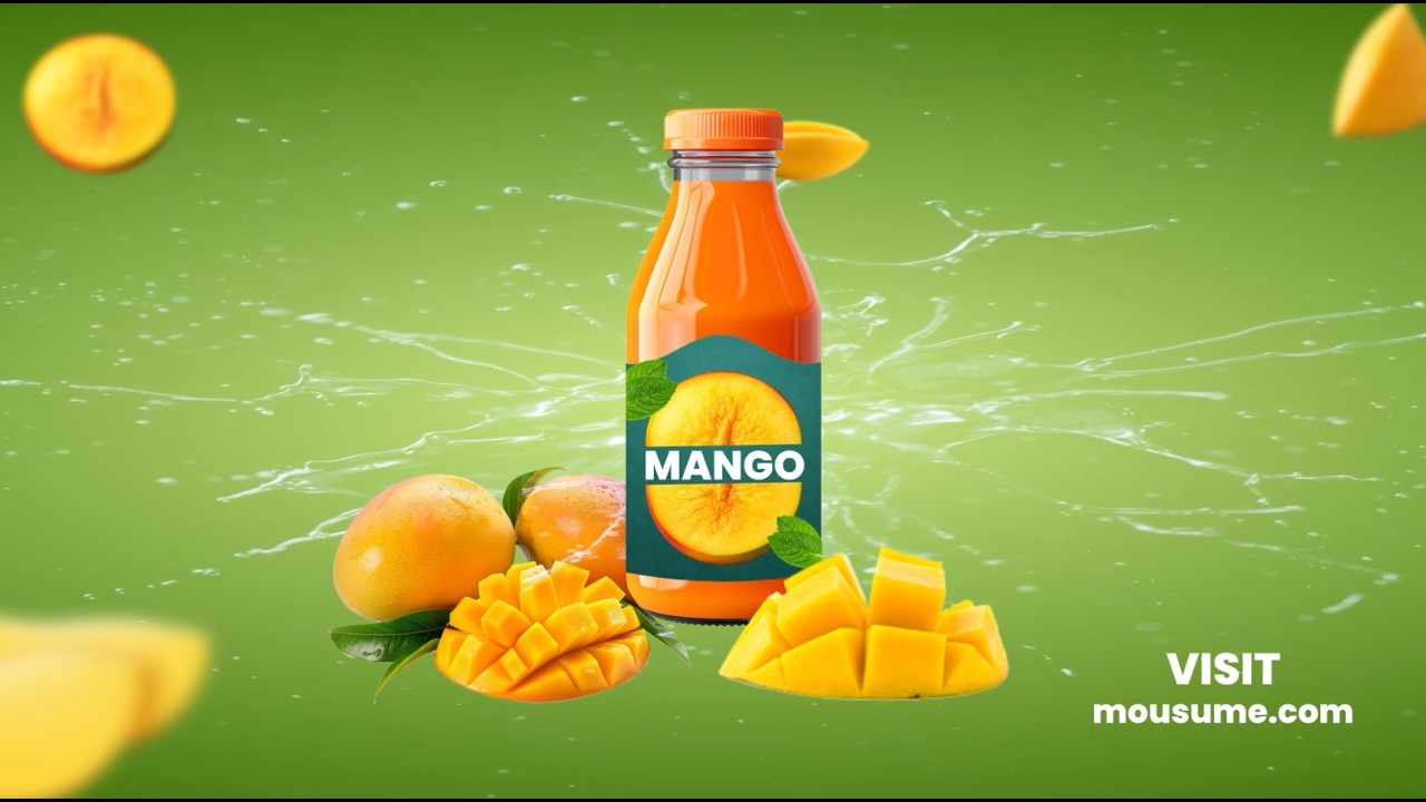 Mango Juice Promotional Ad Video | Product Commercial Design by Mousume