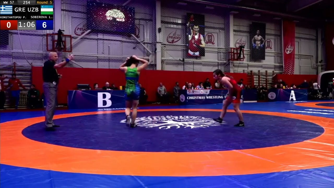 Sobirova Laylo (UZB) vs Konstantopou P. (GRE) World Junior Championship - 2019