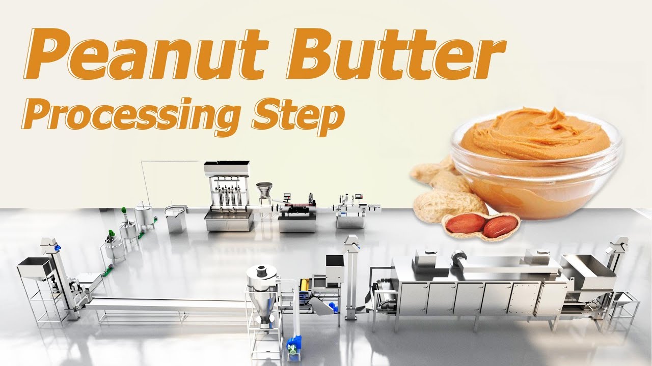 3D video to explain peanut butter processing step in factory