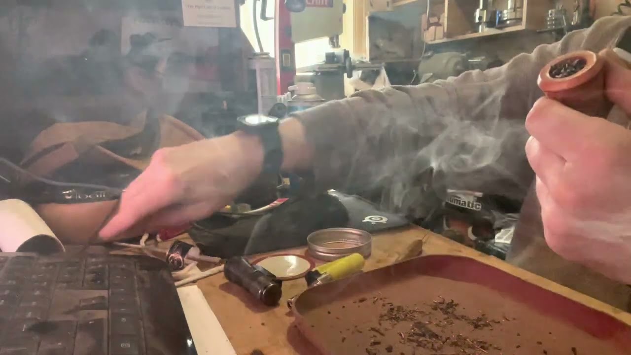 Breaking in a new pipe