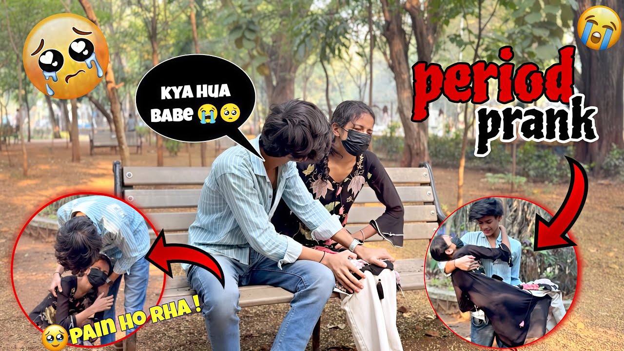 Period crmap prank 🥺❤️| unexpected reaction 😭🤗| hasibr05 #pranks #prankvideo 