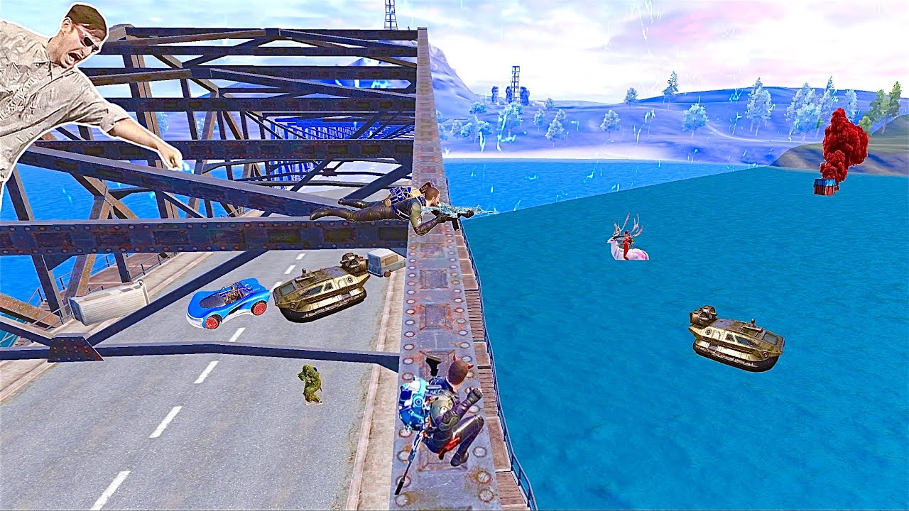 Next Level Bridge Camping 😂 Pubg Mobile Funny Trolling Noobs 🤣