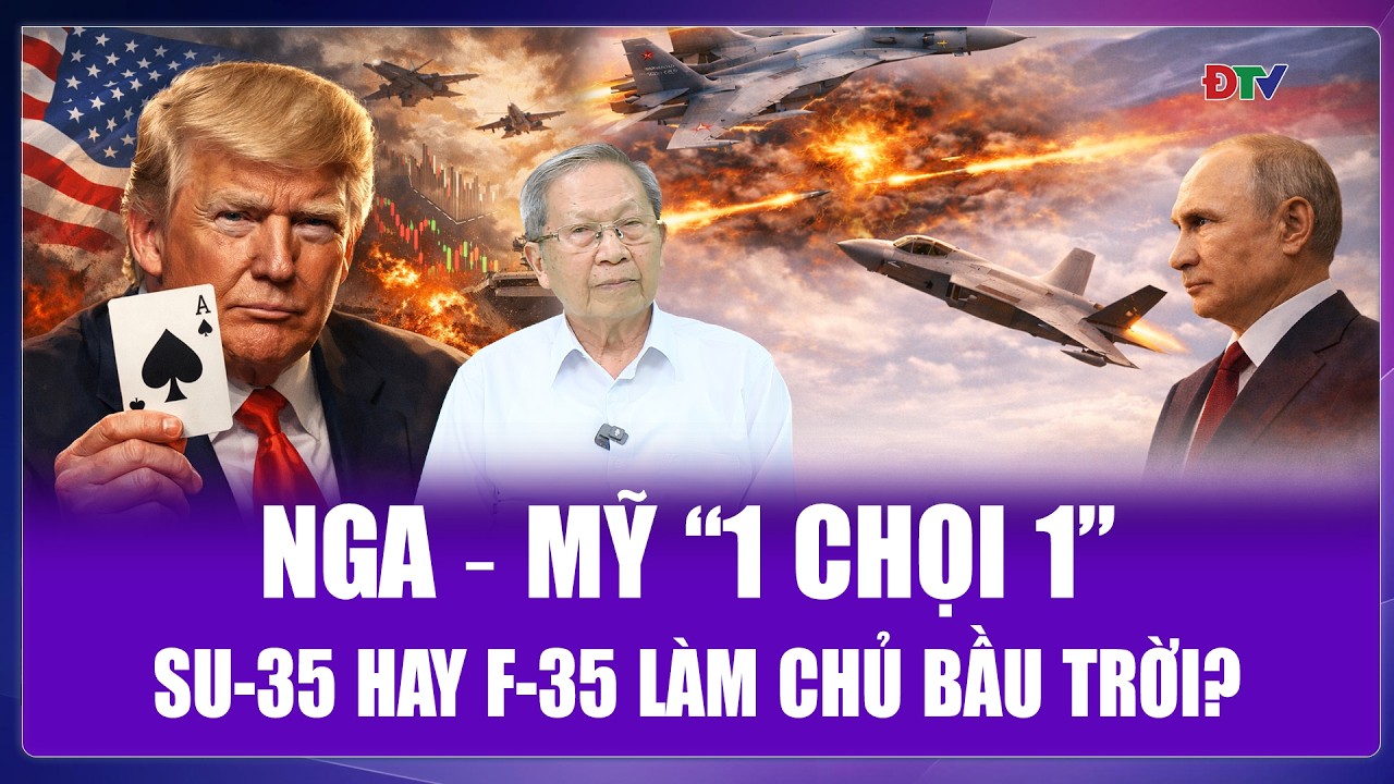 QUỐC TẾ NÓNG: Cuộc chiến bá chủ bầu trời, Su-35 Nga “1 chọi 1” với F-35 Mỹ, ai sẽ áp đảo?