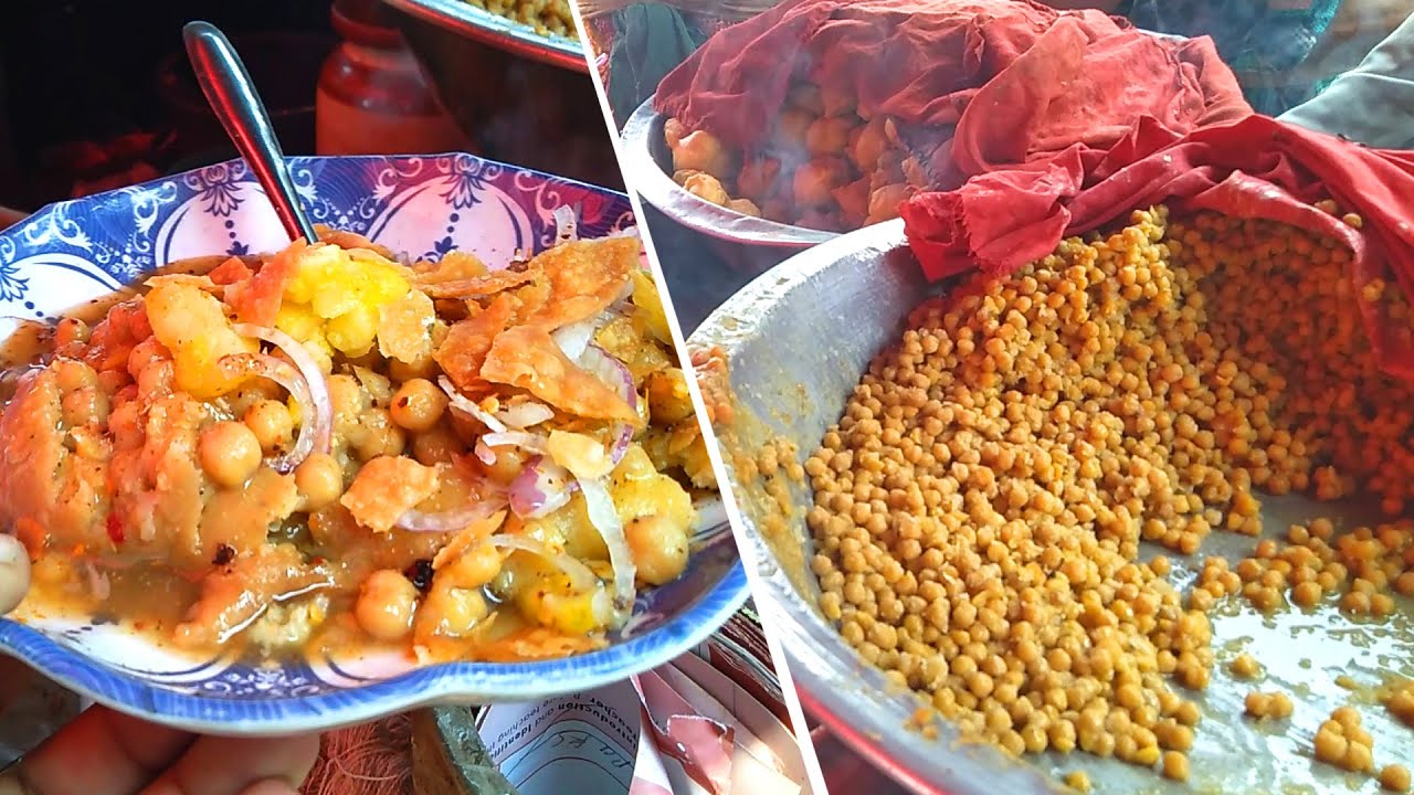 60+ Years Old Famous Chana Chaat Wala | Karachi Street Food Aloo Chole Chaat | Chana Chaat Recipe