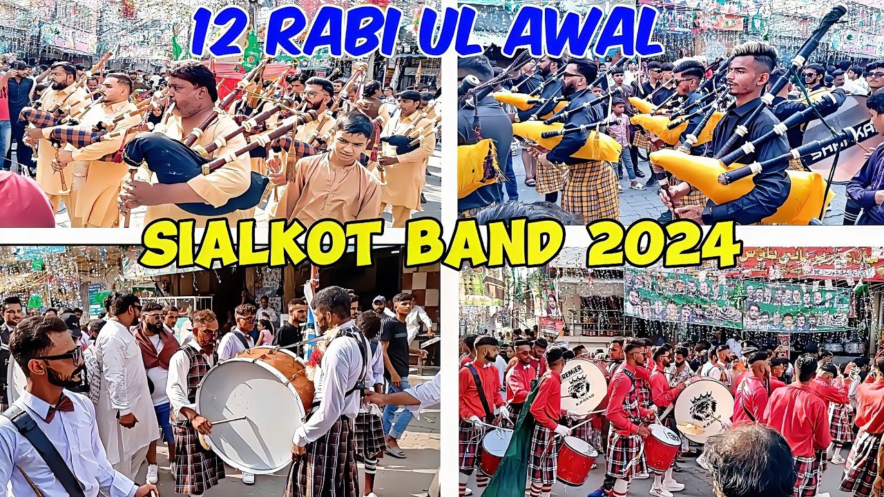 Sialkot 12 Rabi UL Awal Band 2024 | Watch The Full Video