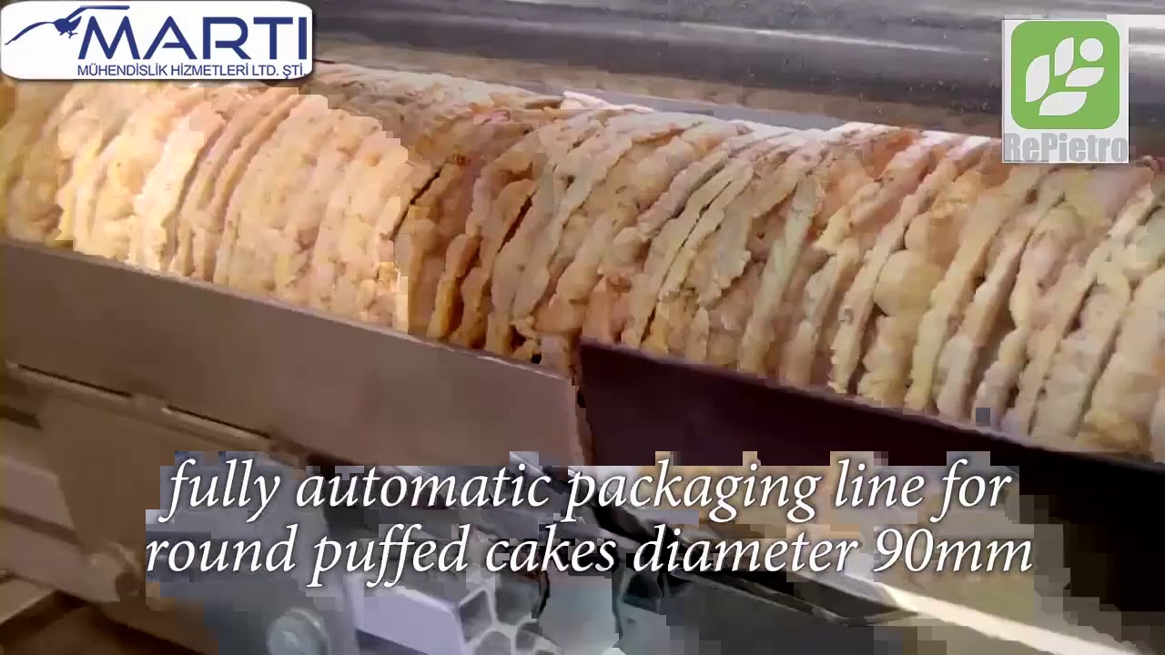 Martı Mühendislik - Repietro - Patlamış Mısır Üretim ve Paketleme Hattı
