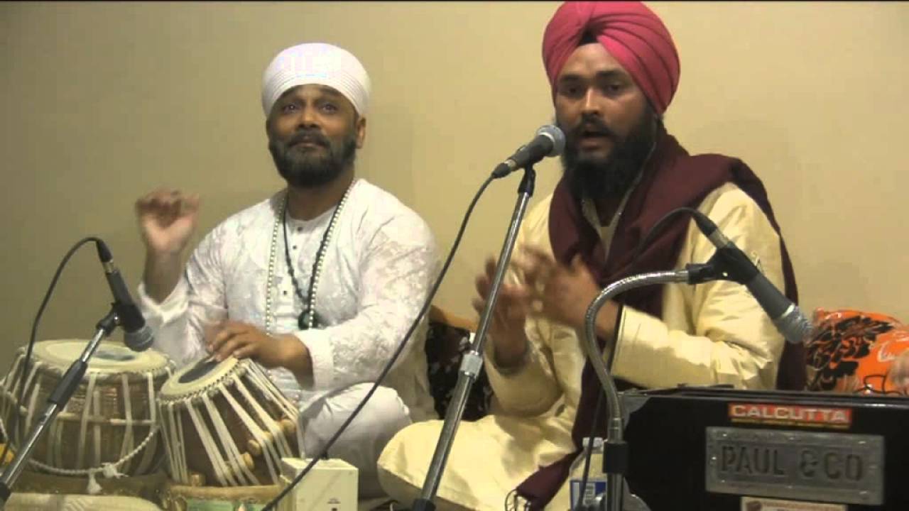 Satninder Singh Bodal with Ustad Pinky Ji with Harmeet in Canada 15/04/2016