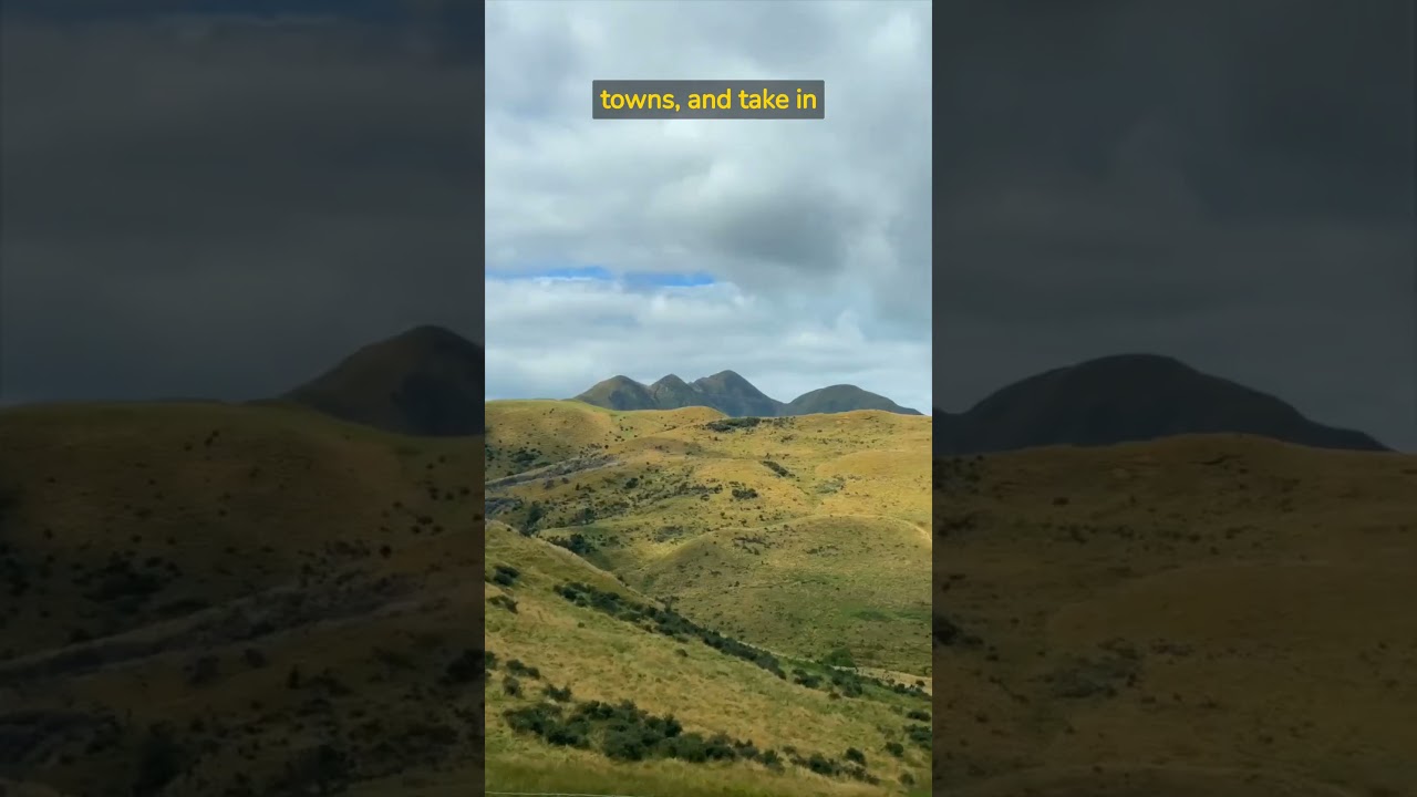 Inland Scenic Drive 72, Alternative drive way from Kaikoura #shorts #newzealand #kaikoura