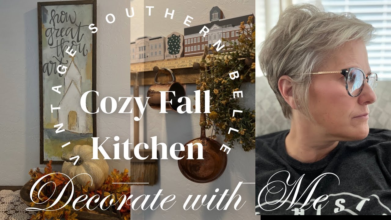 Fall Kitchen Decorate with Me/ Fall Decorating 2024
