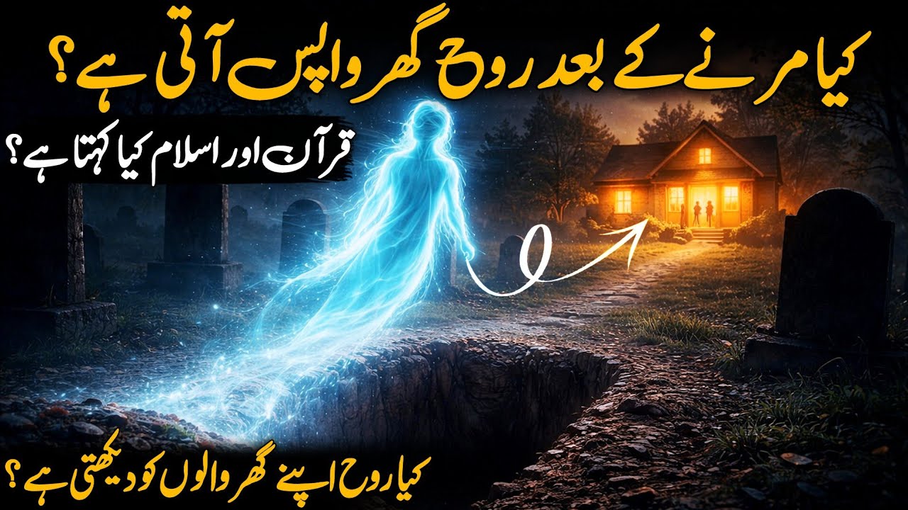 Kya Marne Ke Baad Rooh Ghar Wapas Aati Hai? | Rooh Aur Qabar Ki Haqeeqat | Qalbsay