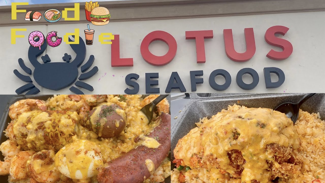 Lotus Seafood | Houston Tx | Creole Asian Fusion| Crawfish Shrimp Fried Rice & Fried Lobster 🦞