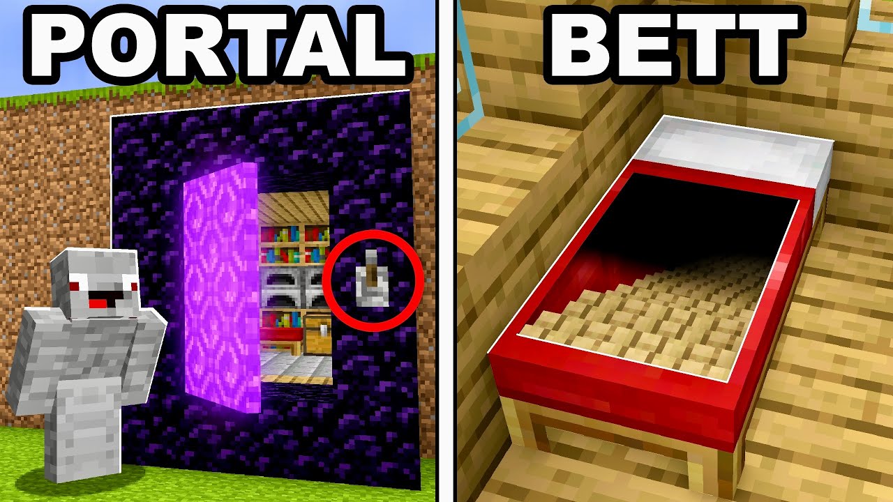 5 ILLEGALE BASEN, DIE DU IN Minecraft ERSTELLEN KANNST!