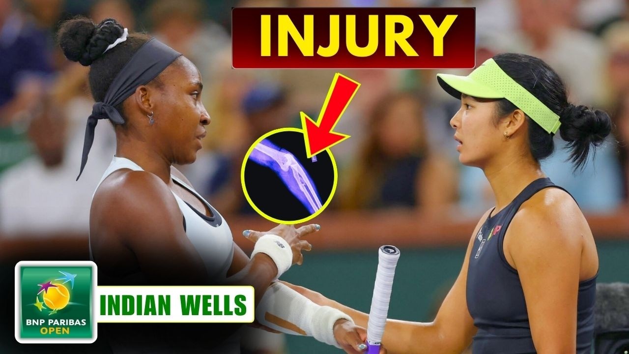 Coco Gauff Injured vs Eala at WTA Indian Wells 2026 | Tennis Titans