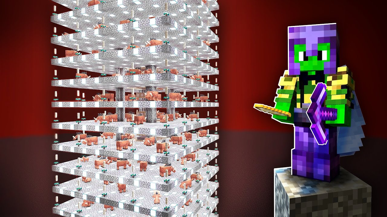 MEGA Farm de HOGLIN no Minecraft Survival