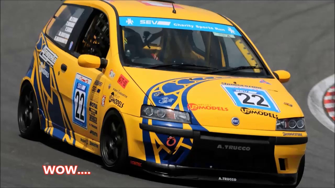 FIAT PUNTO 1.8 HGT RACE CAR vs STOCK JDM CARS TSUKUBA (who is faster?)