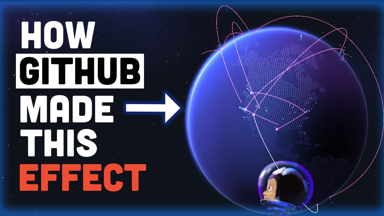 5 простых шагов для создания анимации глобуса GitHub (проектирование системы)