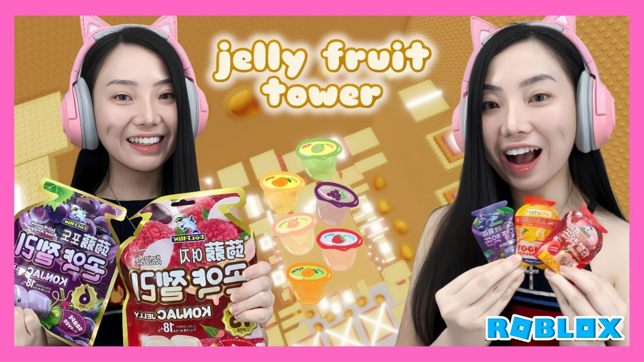 Makan Jelly Sambil Jelly Fruit Tower - Roblox Indonesia