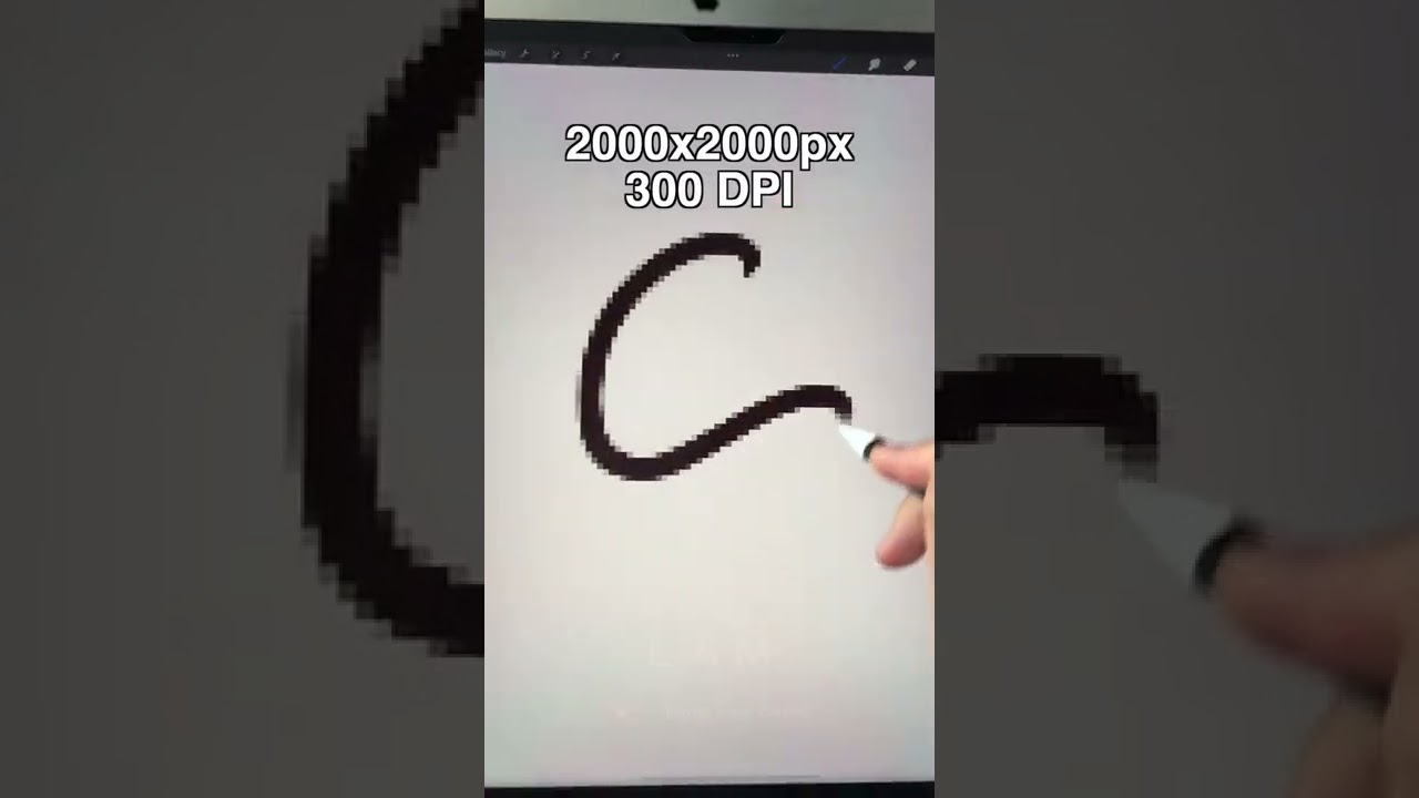 Исправьте проблему с пикселизацией кистей в Procreate!