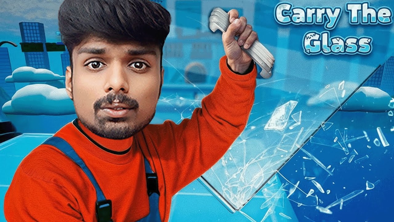 Playing Carry the Glass with  ⁨@BlackFOXTamilGaming