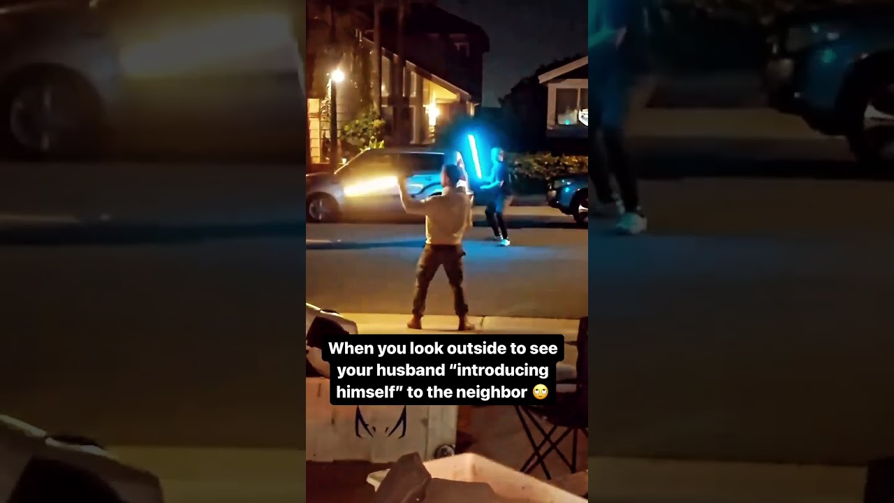 Real Life Lightsabers: Meet the Neighbors! | #StarWars #RealLife