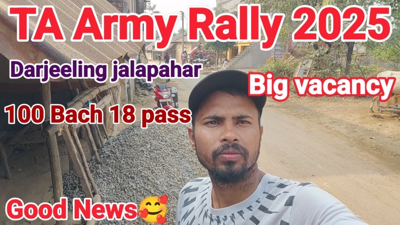 TA Army rally Darjeeling jalapahar || ta army pass