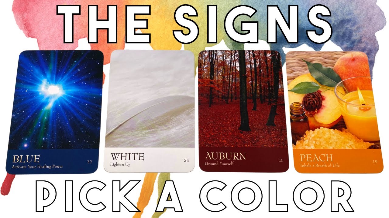 What Are The Signs Trying To Tell You? 🎨 Pick A Color 🎨
