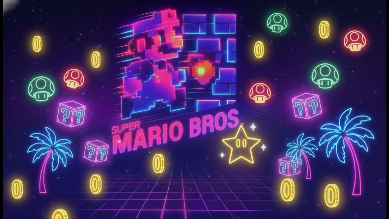 Super Mario Bros - Overworld [Remix Synthwave]