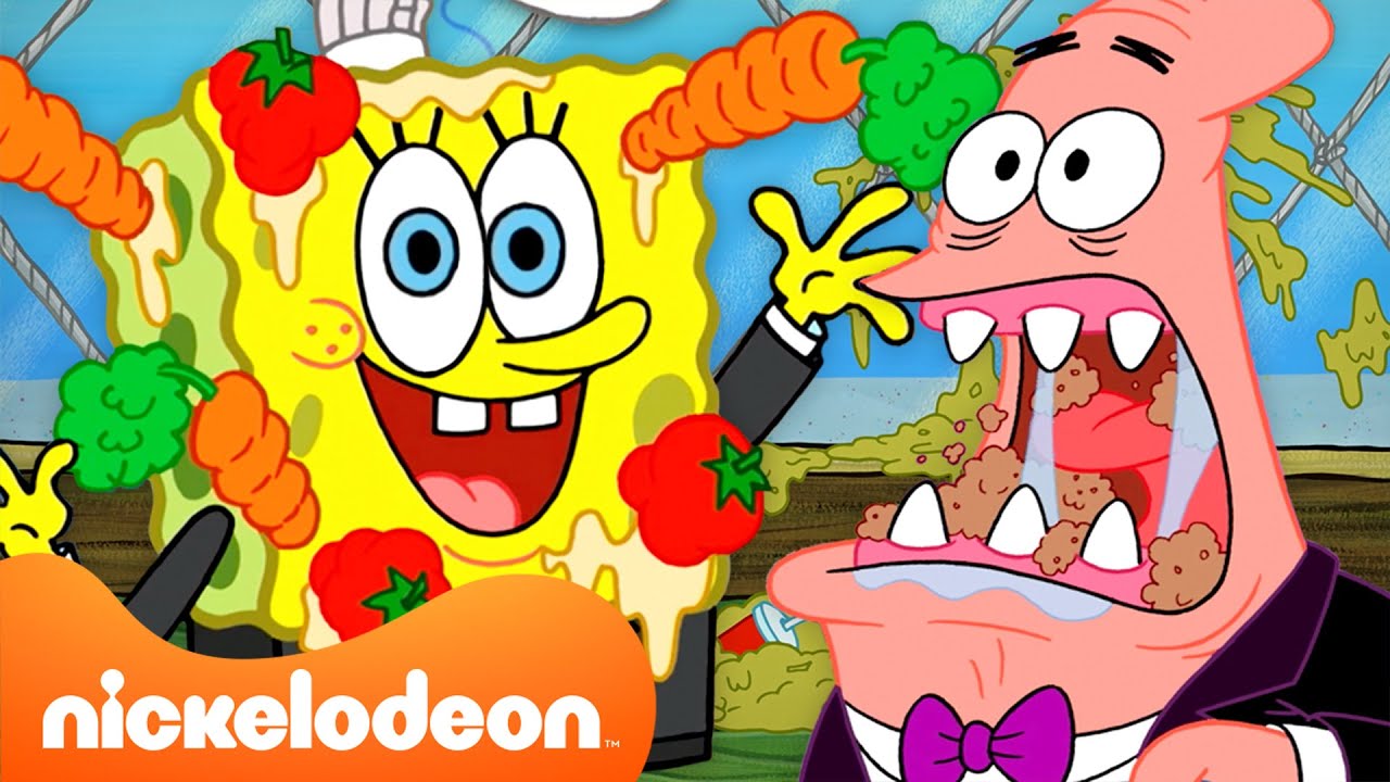 SpongeBob | De GROOTSTE puinhopen in Bikinibroek ooit | Compilatie van 60 minuten | Nickelodeon