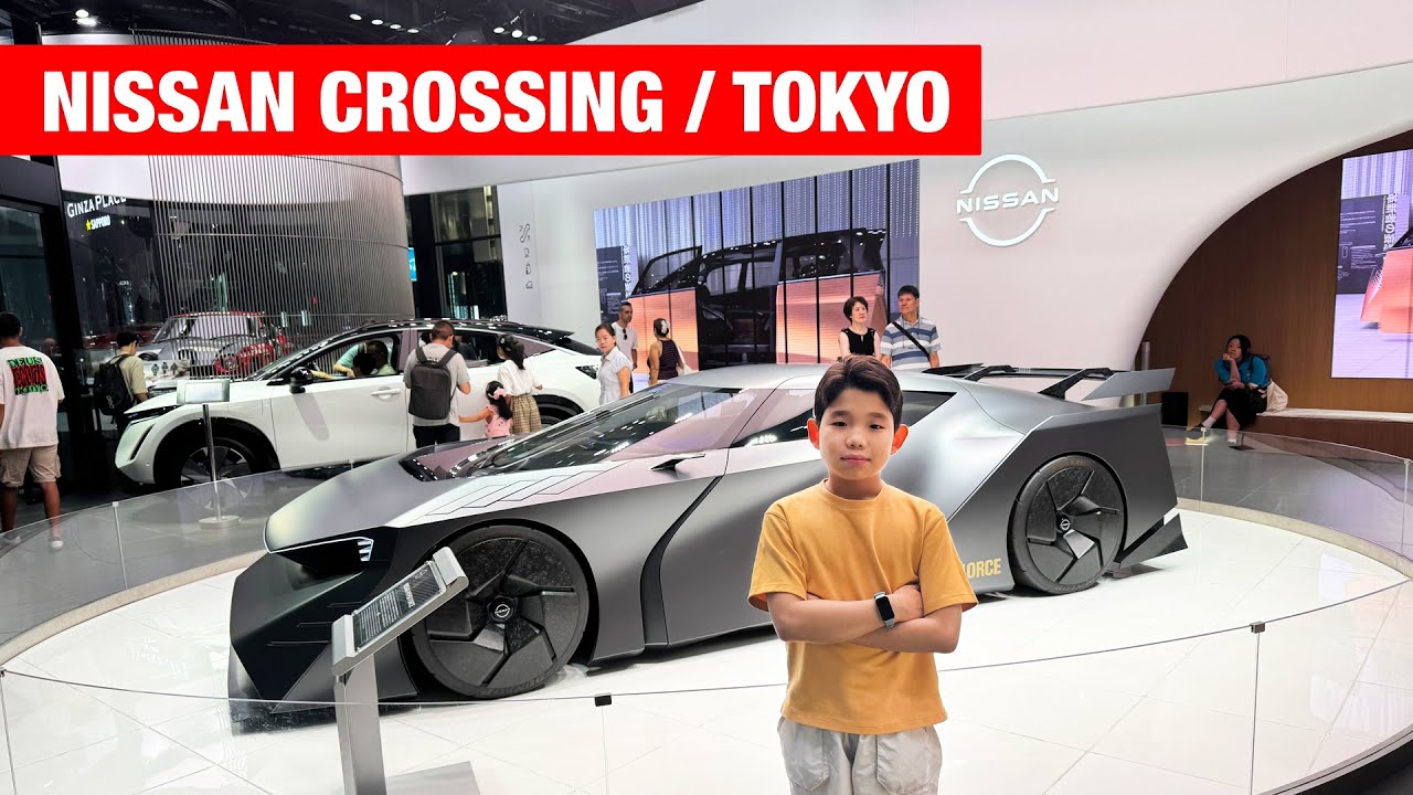 NISSAN CROSSING GINZA | Exploring Hyper Force, GTR35, Fairlady Z & More 🚗🇯🇵
