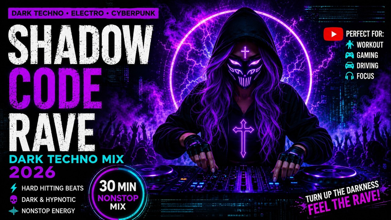 SHADOW CODE RAVE 🌑 Dark Techno Mix 2026 | Cyber Ritual &bull; Underground Techno &bull; 30 Minutes