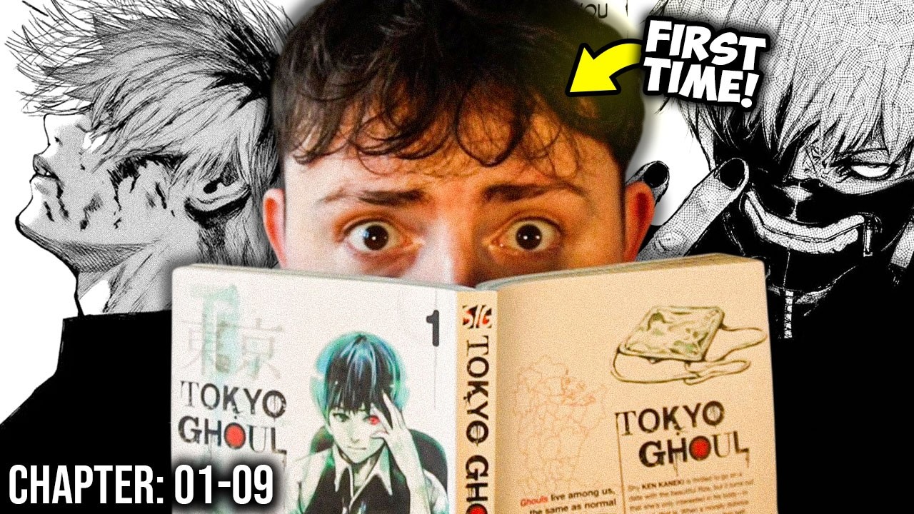 FIRST TIME READING TOKYO GHOUL! | Chapters: 01-09 Live Reaction & Manga Read Along
