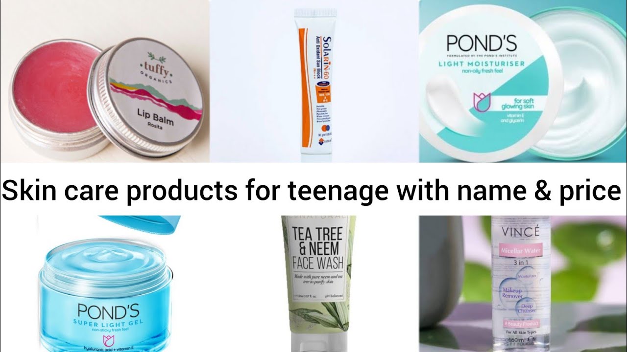 SkinCare Products for teenagers with name and price |Skin care products for dry, oily skin