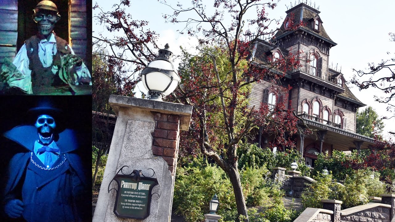 Phantom Manor at Disneyland Paris FULL POV Ride Experience 2016, Multi Angle - Haunted Mansion