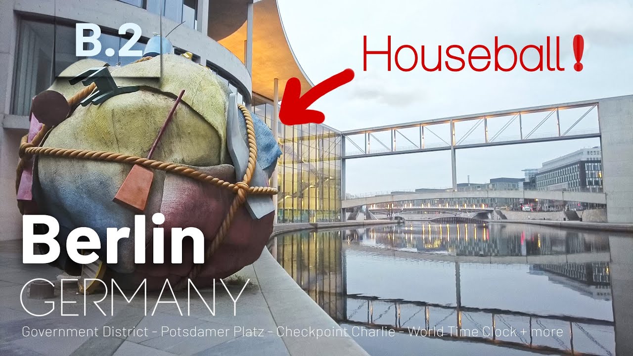 My Walk Through Berlin's Government District | CRAZY Sculptures and Other Cool Things | Germany