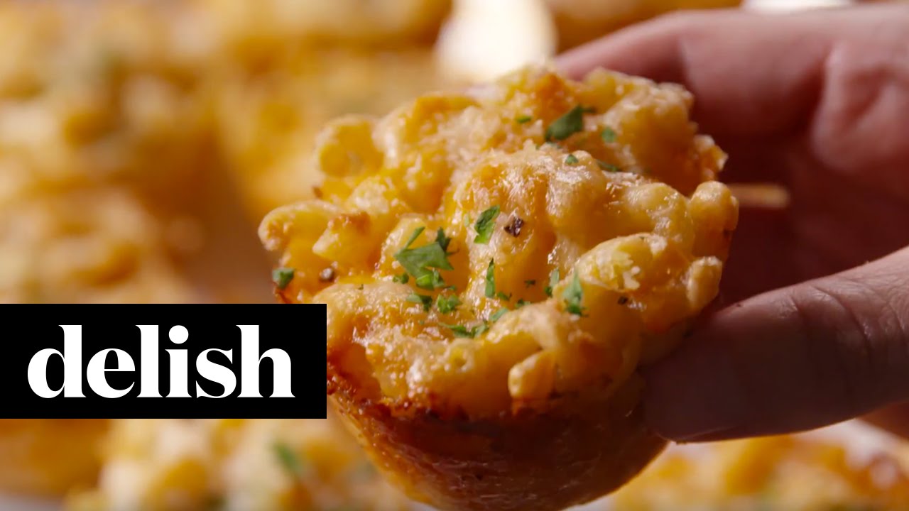 Muffin Tin Mac & Cheese | Delish