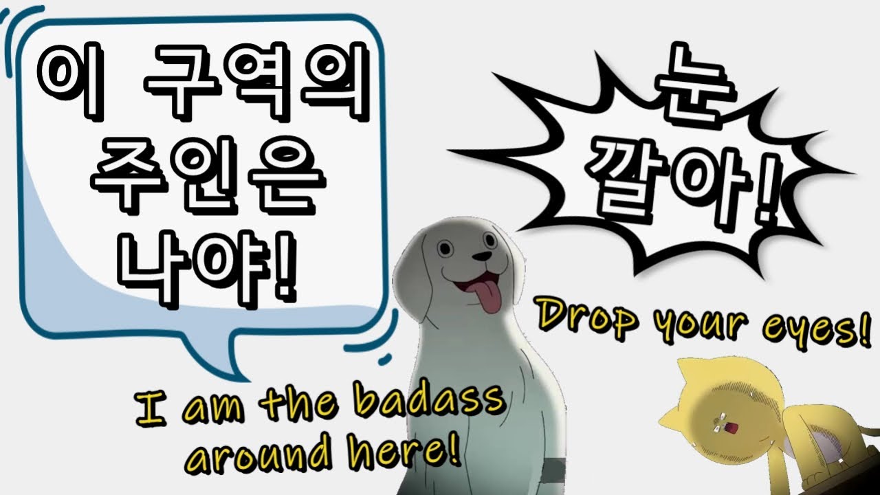 LEARN KOREAN with CARTOONㅣReal Life Korean ConversationsㅣKorean Phrases l Korean Idioms