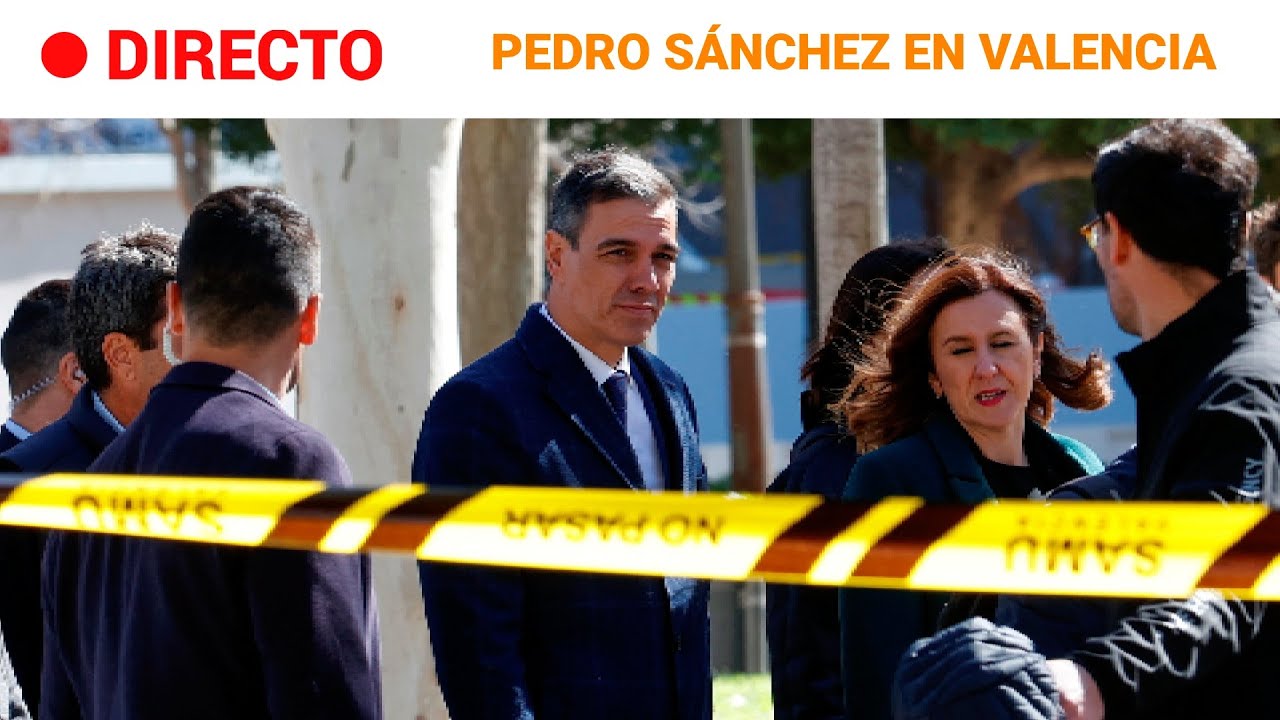 INCENDIO VALENCIA: SÁNCHEZ dice que la BÚSQUEDA de VÍCTIMAS es la PRIORIDAD y que habrá AYUDAS |